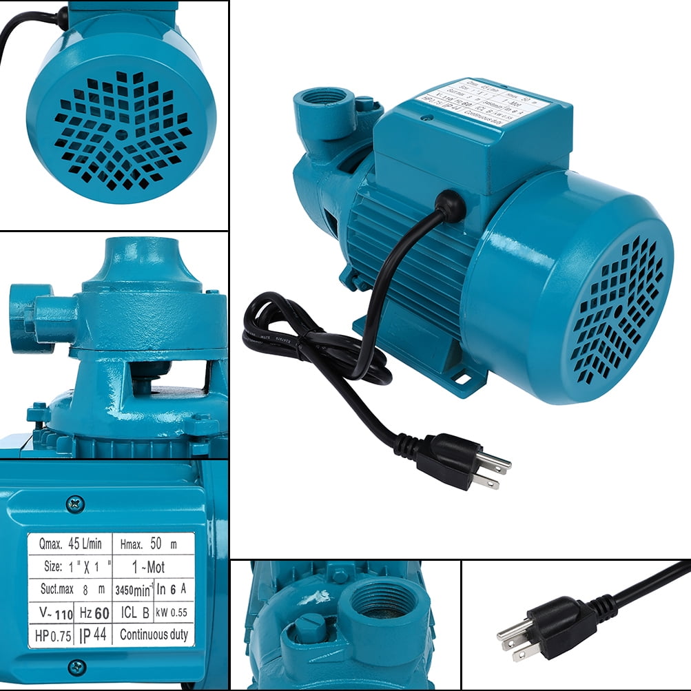 VEVORbrand Deep Well Pump 1 HP Submersible Well Pump 33GPM Deep Well Pump  207ft Head with 9.8ft Cable Water Well Pumps Submersible Stainless Steel  for Factories, Farmland, Irrigation Use 