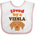 thumbnail image 3 of Inktastic Vizsla Dog Lover Boys or Girls Baby Bib, 3 of 4