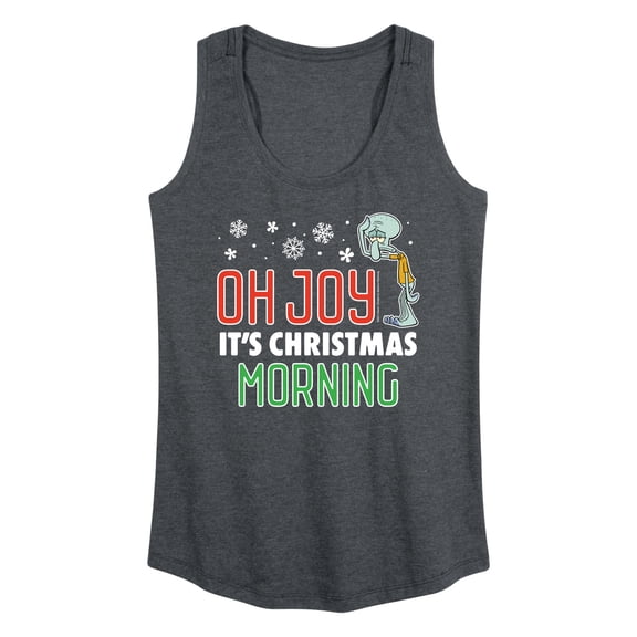 SpongeBob SquarePants - Oh Joy It's Christmas Morning - Women's Racerback Tank Top