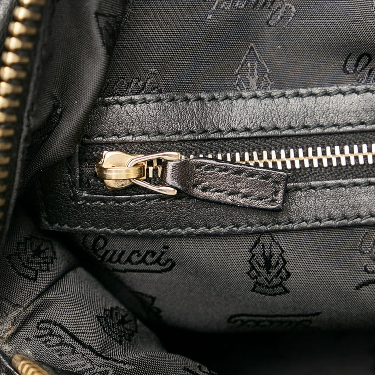 gucci black monogram shoulder bag