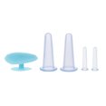 thumbnail image 2 of 8 Piezas Silicona Cupping Copas de Vacío Masaje de Cuerpo Cara + Cepillo de Limbieza Facial Sunnimix Copas de masaje de silicona, 2 of 6