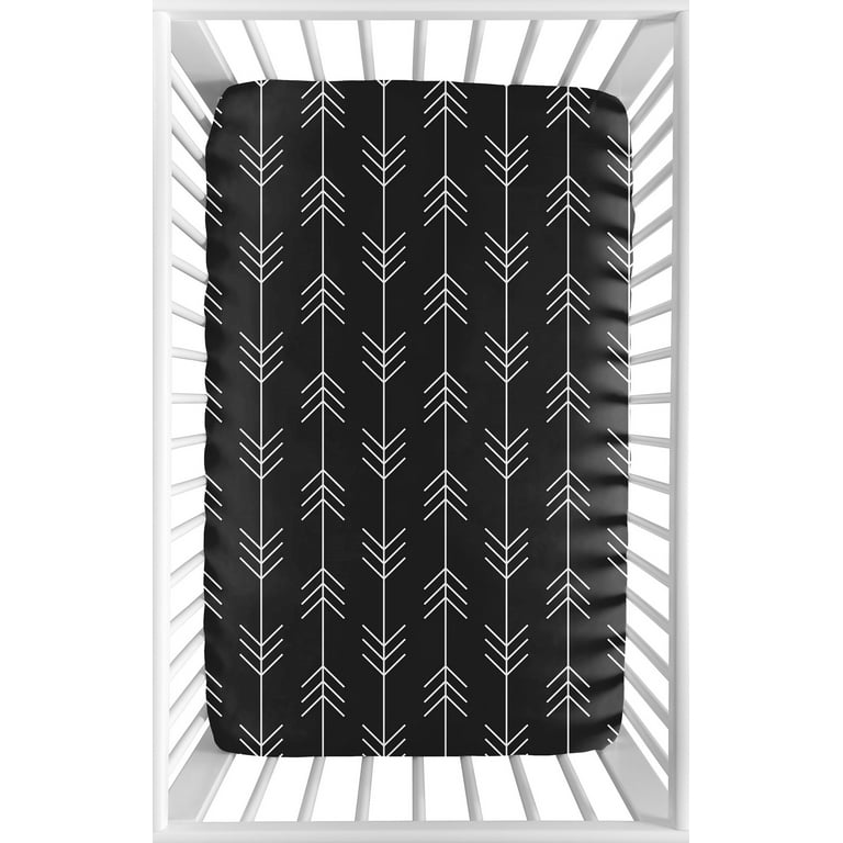 Lumberjack Arrow Print Fitted Mini Crib Sheet by Sweet Jojo Designs Walmart