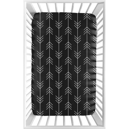 UPC: 0846480073925 | Lumberjack Arrow Print Fitted Mini Crib Sheet by Sweet Jojo Designs