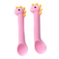 thumbnail image 1 of VALINK 2Pcs Infant Silicone Spoons Fork Set Baby Feeding Training Spoons and Fork Short Handle Food Grade Children Tableware, 1 of 7