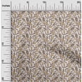 thumbnail image 2 of oneOone Viscose Jersey Yellow Fabric Floral Retro Craft Projects Decor Fabric Printed By The Yard 60 Inch Wide, 2 of 5