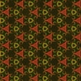thumbnail image 1 of Ahgly Company Machine Washable Indoor Square Transitional Dark Bronze Brown Area Rugs, 5' Square, 1 of 7