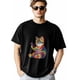 thumbnail image 2 of Camisetas de manga corta con diseño de gato y teléfono móvil para hombre, camisetas de cuello redondo, 2 of 8