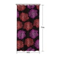thumbnail image 5 of Pioneer Flower Floral Print Pattern Shower Curtain 36"x72" ,Bathroom Decorative Shower Curtains Set with 12 Hooks,Modern Waterproof Washable Shower Curtain, 5 of 6