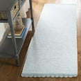 thumbnail image 2 of SAFAVIEH Montauk Sharlene Solid Braided Cotton Area Rug, Light Blue, 3' x 5', 2 of 7
