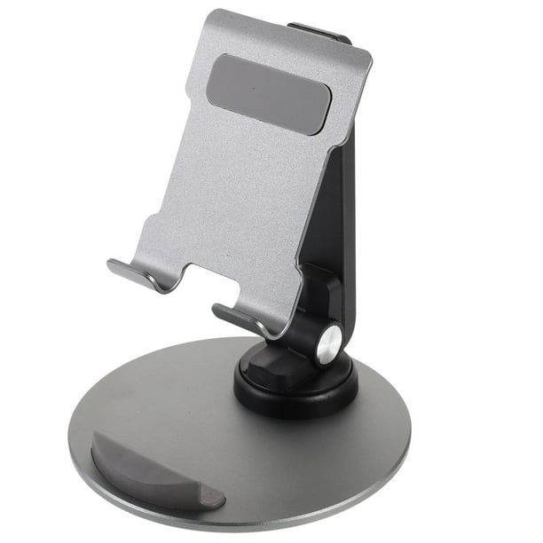 UPOUART Soporte Ajustable Y Plegable Para Teléfono Y Tablet Negro Con Estructura Resistente