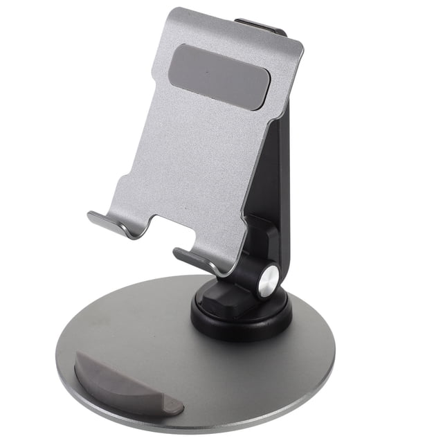UPOUART Soporte Ajustable Y Plegable Para Teléfono Y Tablet Negro Con Estructura Resistente