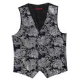 thumbnail image 2 of Men's Paisley Floral Jacquard Wedding Party Formal Vest, 2 of 5