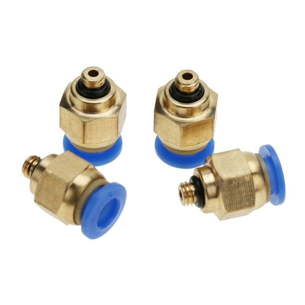 Tubo De Aire De 6 Mm, Accesorios Rápidos Neumáticos, Rosca Masculina, Accesorios Rápidos Rectos Empuje En El Conector Conexión Rápida Para Una Vacuna De Aire Comprimido