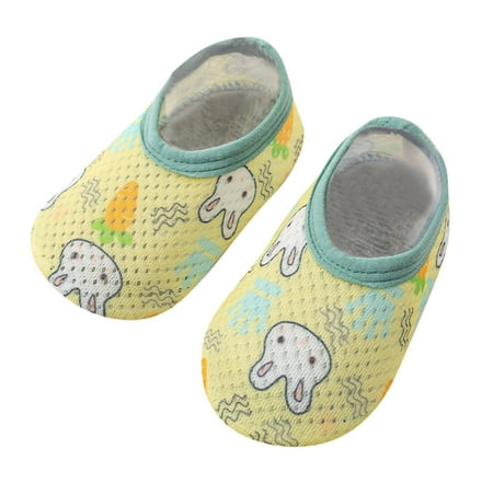 

Infant Boys Girls Animal Prints Cartoon Socks Toddler Breathable Mesh The Floor Socks Barefoot Socks Non Slip Shoes