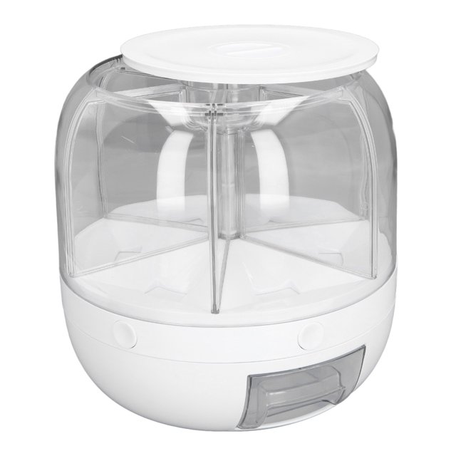 CHICIRIS Dispensador de Arroz Dispensador de Arroz de 35 Kg de Capacidad Impermeable Diseño Giratorio Encimera Dispensadora de Arroz con una Llave para Cocina ANGGREK Otros