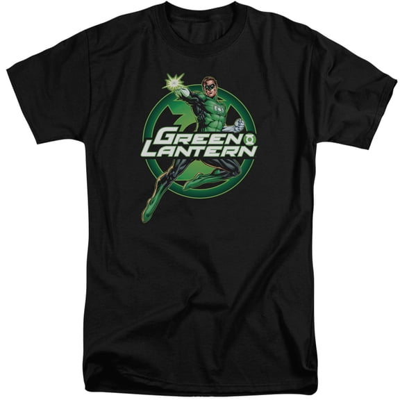 JLA Justice League Lantern Glow S/S Adult Tall Black