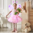 thumbnail image 4 of Varita y diadema de mariposa con alas de mariposa de hadas para niñas, vestido de princesa para niñas pequeñas, 4 of 5