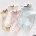 thumbnail image 1 of Newborn Baby Socks Cartoon Socks Cotton Thin Section Mesh Socks Boys Girls Children Boneless Socks312-24M He Qiyong unisex, 1 of 1