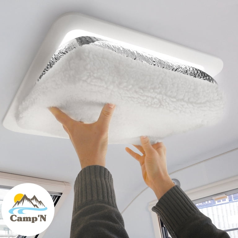 Camp'N Universal 14 x 14 RV Vent - Skylight Insulator, Insulation, Pillow,  Shade with Reflective Heat Shield (1 Pack) - Walmart.com