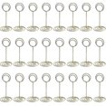 thumbnail image 1 of 24 Pieces Gold Table Number Holders Wedding Place Card Holders Table Centerpieces Photo Holder Clips Wire Picture Clips Memo Note Photo Stand, 1 of 5