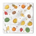 thumbnail image 1 of Fruits Bandana, Pineapple Banana Orange Kiwi, Unisex Head and Neck Tie, by Ambesonne, 1 of 2