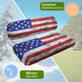 thumbnail image 5 of Uorisanigo Retro American Flag Golf Cart Seat Cover Anti-Slip Golf Cart Replacement Front Seat Adjustable Straps Cart Seat Cushion Covers Golf Cart Accessories Easy to Install, 5 of 7