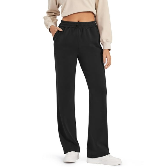 G4Free Smoofit Wide Leg Sweatpants Yoga Pants with Pockets Drawcord Casual Lounge Pants Modal Soft Petite/Regular/Tall