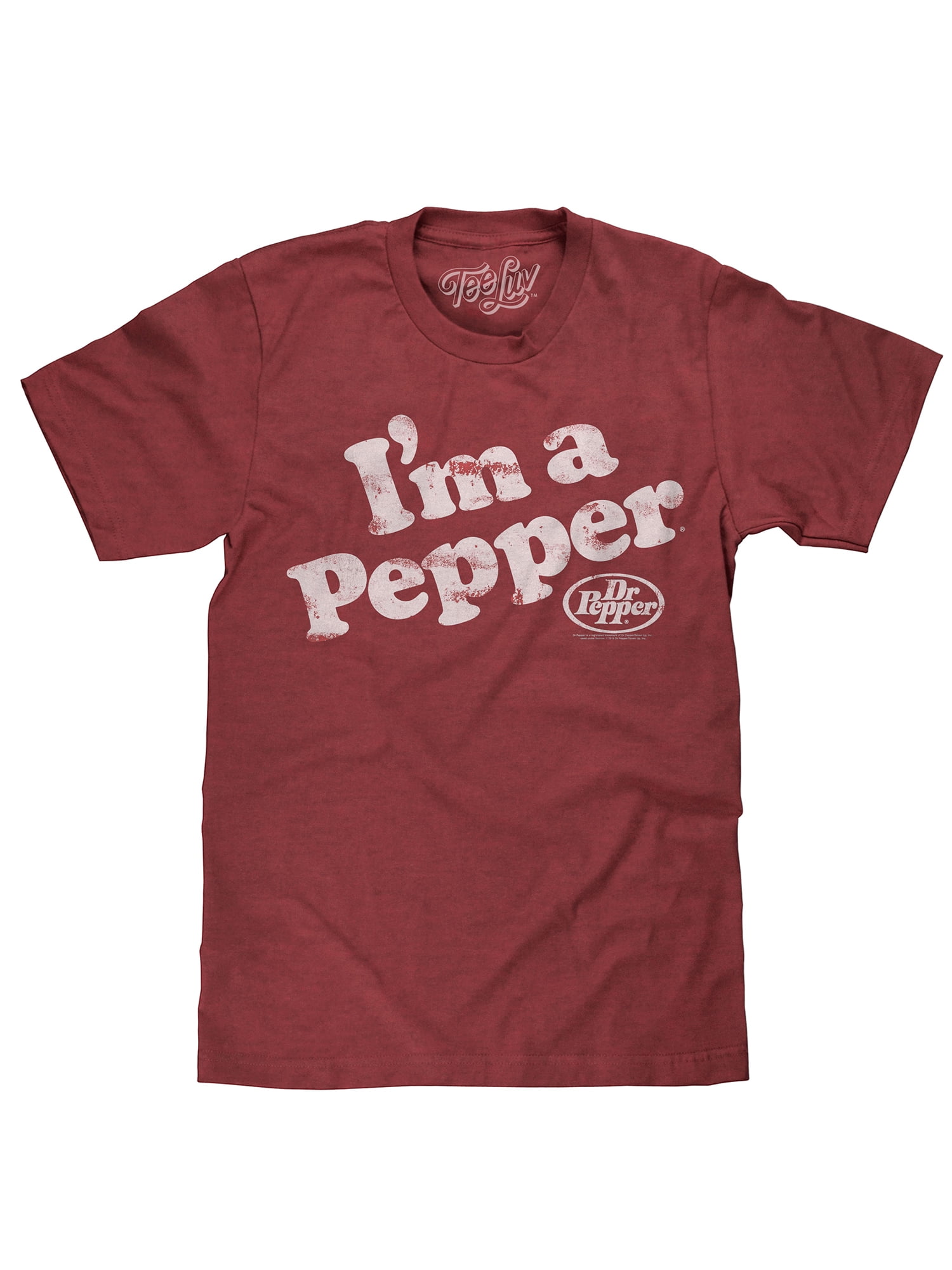 Tee Luv Men's Dr Pepper I'm A Pepper Graphic TShirt