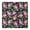 Pioneer Flower Floral-1, variant on Pioneer Flower Floral Print Pattern Square Fitted Tablecloth with Elastic Edge,Square Table Cover,Washable Elastic Table Cover for Home Kitchen Party Decor 34"x34"