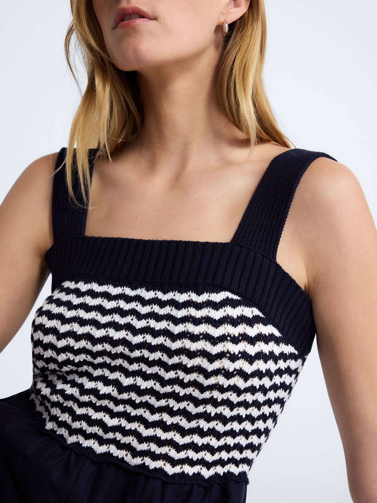 Free Assembly Women's Sleeveless Textured Mixy Dress, Sizes, XS-XXL