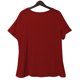 thumbnail image 5 of Xuyuer Women's Solid Color Loose Casual Button Round Neck Short Sleeved Top, 5 of 5