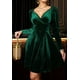 thumbnail image 1 of Vestido de terciopelo para mujer, elegante vestido de noche, vestido de cóctel de manga larga, vestido de invierno., 1 of 6