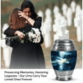 thumbnail image 4 of Yatskia Blue Cosmic Urn For Ashes For Women Small, Funeral Urns For Adult Ashes Men & Women, (Monar Pack of 4, 3 Inch), 4 of 8