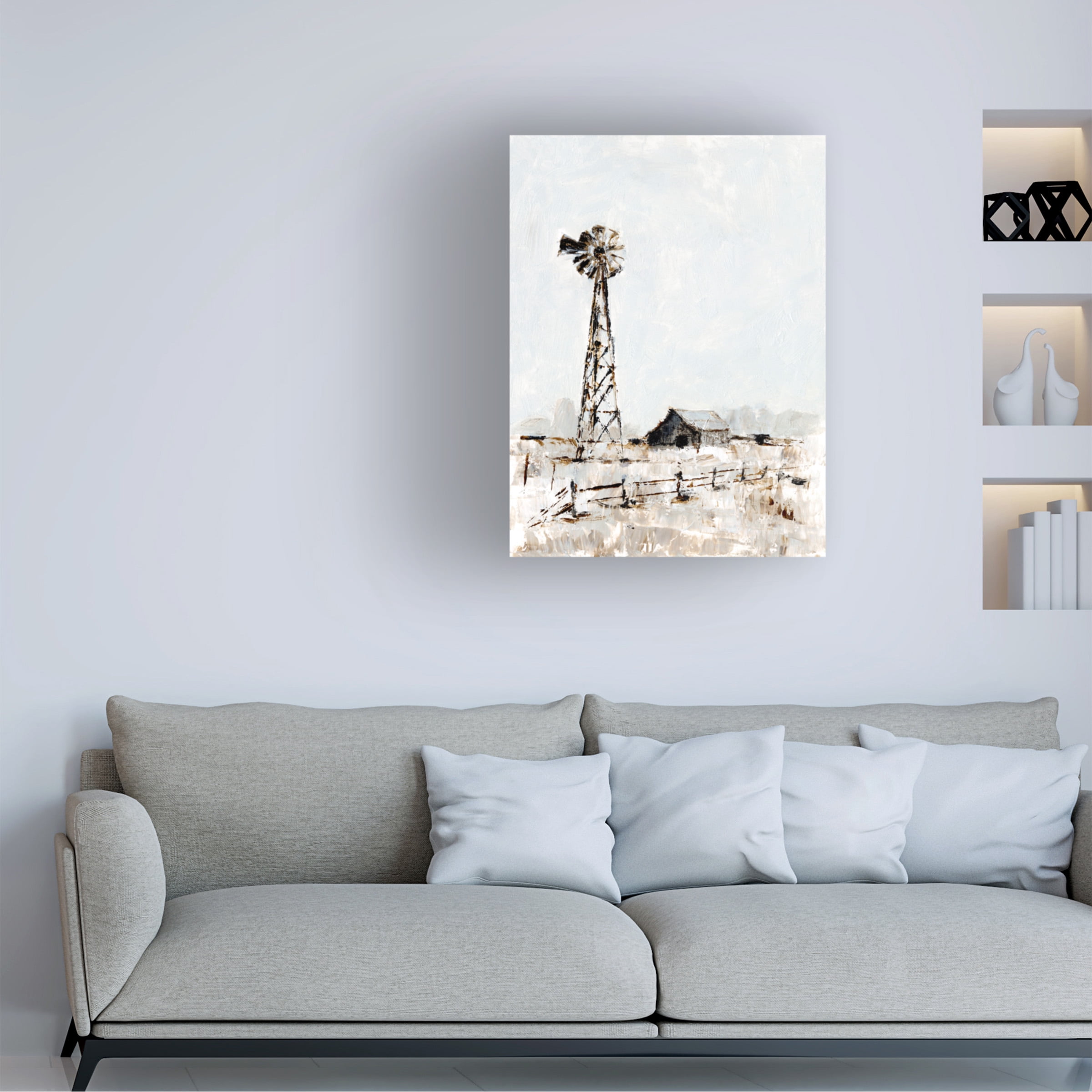 Ethan Harper 'Rustic Prairie I' Canvas Art