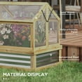 thumbnail image 5 of Outsunny Raised Garden Bed with Wooden Cold Frame, 35.5" x 31.5" x 36", 5 of 9