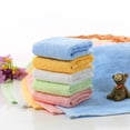 thumbnail image 4 of 10 piezas de toallas para bebés, toallas de mano, toallitas faciales de fibra de bambú, 25*25 Cm, ​​toallas para niños, toallas de baño multicolores, 4 of 5