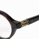 thumbnail image 4 of Miumiu "Miu Regard Sunglasses" Eyewear Oval Shape Tortoise Shell Pattern SMU04Z, 4 of 6
