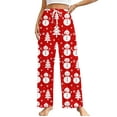 thumbnail image 5 of Christmas Pajama Pants for Women Men Couples Xmas Pjs Pants Pajama Bottom Xmas Costume Sleepwear Matching Pajamas for Christmas Gifts, 5 of 7