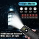 thumbnail image 5 of Luces potentes para bicicleta de 7000 lúmenes delanteras y traseras, 5 LED súper recargables por USB, resistentes al agua., 5 of 5
