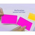 thumbnail image 2 of NextDayLabels 500 Rectangle Stickers (3"" x 5"") - Color Coding Labels Roll - Moving Labels for Boxes Colored Inventory Stickers for Packing Organizing and Storage (Fluorescent Pink), 2 of 5