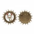 thumbnail image 1 of Pin de gancho de metal vintage Unbranded Constelación de Escorpio Zodiaco, 1 of 3