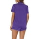 thumbnail image 3 of INSPIRAR CHIC Conjuntos de Pijamas de Satén para Mujeres Ropa de Noche Pijamas Tops con Pantalones Cortos Conjuntos de Lounge S Púrpura, 3 of 6