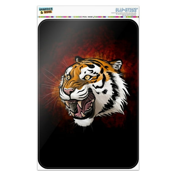 Fierce Tiger Home Business Office Sign