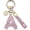 Pink, variant on Pink Blue White Initial Letter Keychain for Women Girls, Bling Sparkly Rhinestone Key Ring, Cute Car Key Backpack Purse Accessories