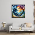 thumbnail image 3 of Kit Punto Cruz Playa Impreso Hilo Algodón Ecológico Bordado 11CT 45x45cm, 3 of 9