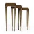 thumbnail image 2 of Nia Small Nest Side Table, Metal Top in Brushed Bronze, Metal Base in Brushed Bronze and Gold, 2 of 5