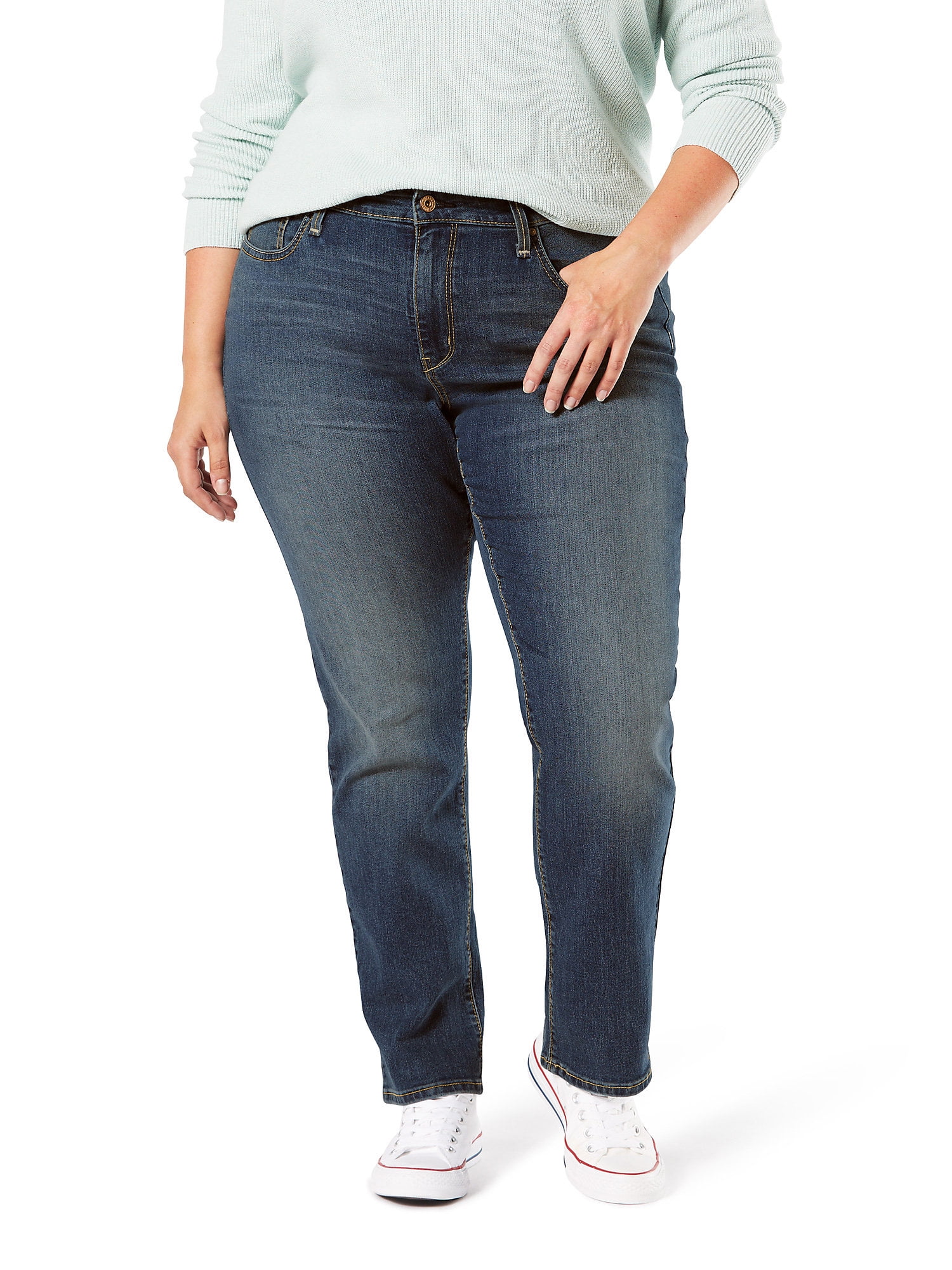 womens levi signature modern straight jeans