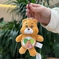 thumbnail image 3 of 15CM Miniso Kawaii Care Bears Key Chain Cartoon Cute Anime Pendant Genuine Rainbow Bear Plush Toy Children's Girl Birthday Gift, 3 of 5