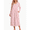 Floral Pink, variant on Oudiya Women's Long Sleeve Nightgowns Button Sleepshirts Long Sleepwear Full Length Sleep Dress with Pockets, S-3XL