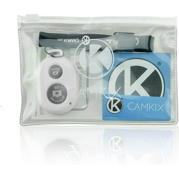 Télécommande Bluetooth par CamKix - Télécommande Sans Fil pour Téléphone Intelligent – Adaptée pour Libération d'Obturateur de Caméra pour Photos